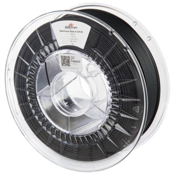SPECTRUM ASA-X CF10 1kg Traffic Black 1,75mm filament za 3D štampač 0