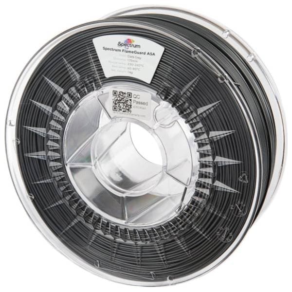 SPECTRUM FlameGuard ASA 275 1kg Dark Grey 1,75mm filament za 3D štampač 0