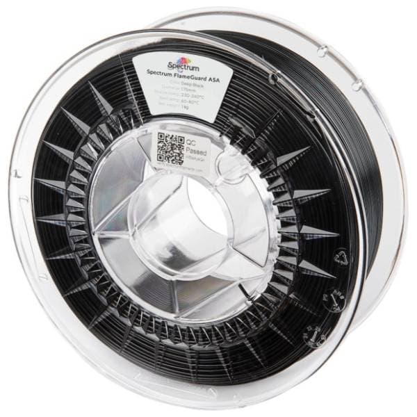 SPECTRUM FlameGuard ASA 275 1kg Deep Black 1,75mm filament za 3D štampač 0
