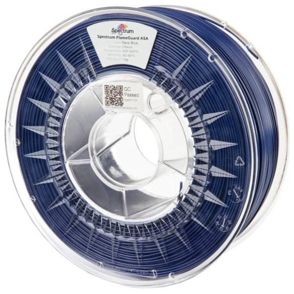 SPECTRUM FlameGuard ASA 275 1kg Navy Blue 1,75mm 3D filament 0