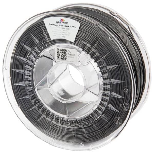 SPECTRUM FlameGuard ASA 275 1kg Silver Star 1,75mm 3D filament 0