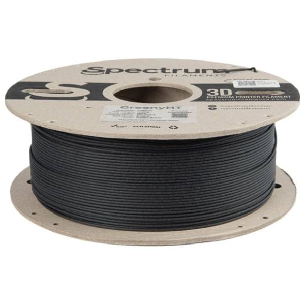 SPECTRUM GreenyHT 1kg Traffic Black 1,75mm 3D filament 1