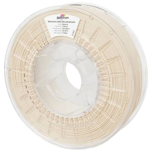 SPECTRUM LW-ASA UltraFoam 750g Natural 1,75mm 3D filament 0