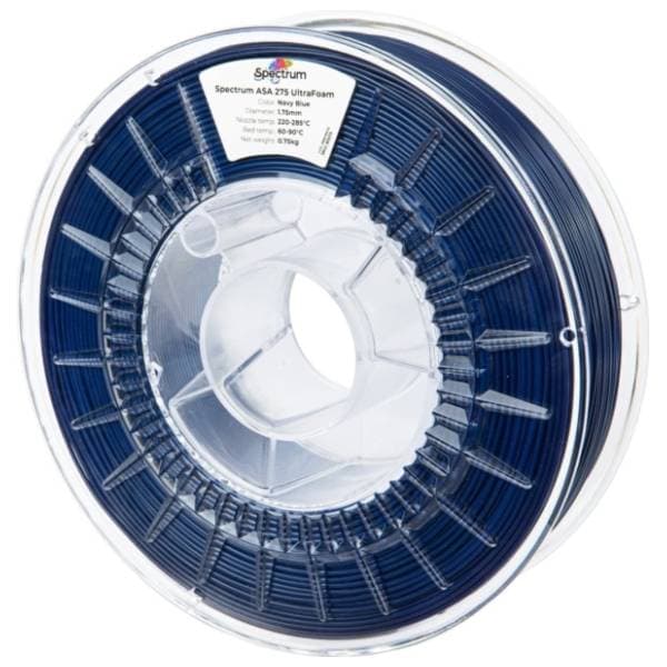 SPECTRUM LW-ASA UltraFoam 750g Navy Blue 1,75mm 3D filament 0