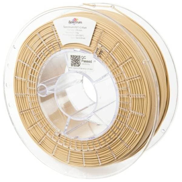 SPECTRUM PET-G Matt 1kg Sand Khaki 1,75mm 3D filament 0