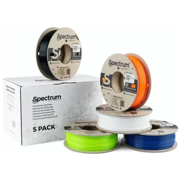 SPECTRUM PET-G Premium 1.25kg 1,75mm set 5 filament za 3D štampač 0