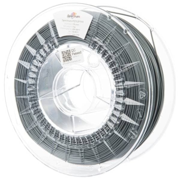 SPECTRUM PET-G/PTFE 1kg Iron Grey 1,75mm 3D filament 0