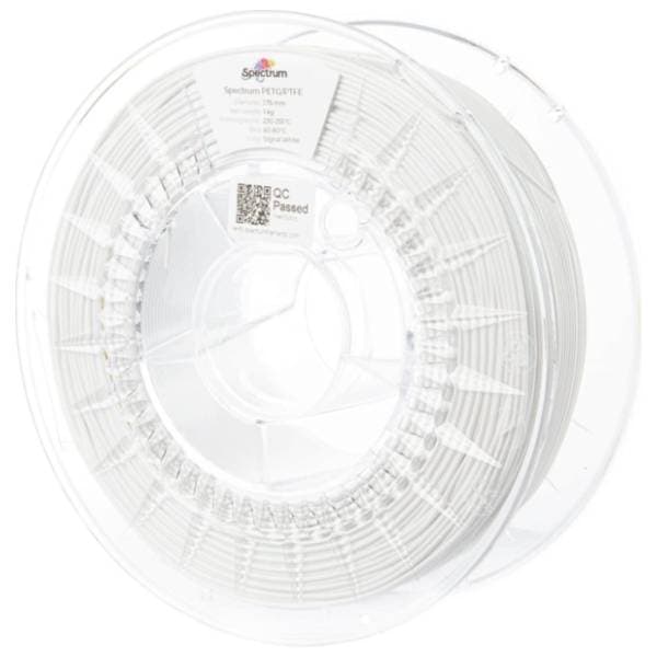 SPECTRUM PET-G/PTFE 1kg Signal White 1,75mm 3D filament 0