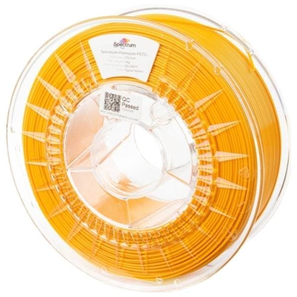 SPECTRUM PETG Premium 1kg Signal Yellow 1,75mm 3D filament 0