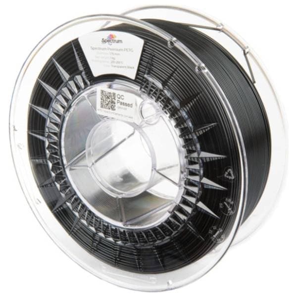 SPECTRUM PETG Premium 1kg Transparent Black 1,75mm 3D filament 0