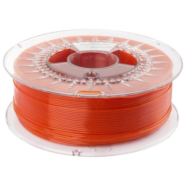 SPECTRUM PETG Premium 1kg Transparent Orange 1,75mm 3D filament 1