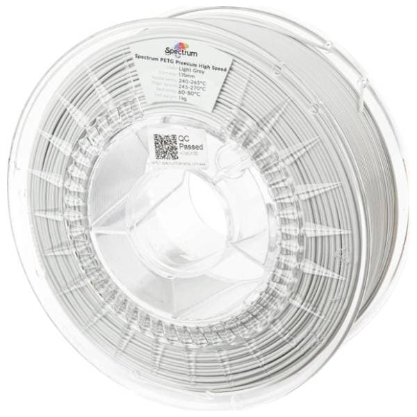 SPECTRUM PETG Premium High Speed 1kg Light Grey 1,75mm 3D filament 0