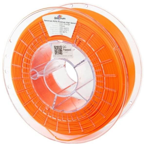 SPECTRUM PETG Premium High Speed 1kg Lion Orange 1,75mm 3D filament 0