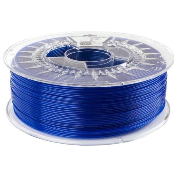 SPECTRUM PETG Premium High Speed 1kg Transparent Blue 1,75mm 3D filament 1