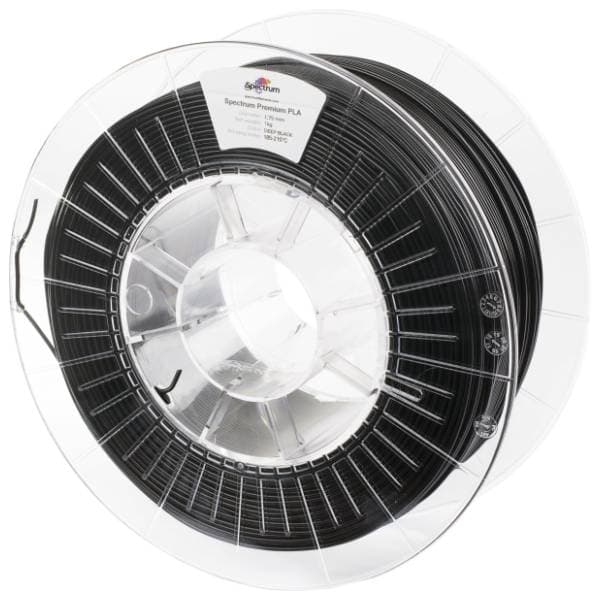 SPECTRUM PLA Premium 1kg Deep Black 1,75mm 3D filament 0