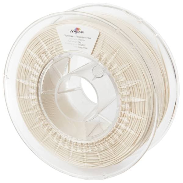 SPECTRUM PLA Premium 1kg Ivory Beige 1,75mm filament za 3D štampač 0