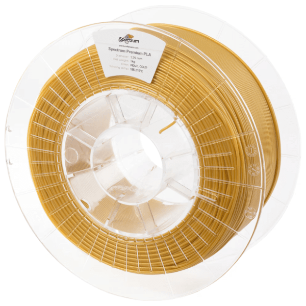 SPECTRUM PLA Premium 1kg Pearl Gold 1,75mm filament za 3D štampač 0
