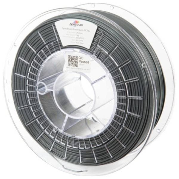 SPECTRUM Premium PCTG 1kg Iron Grey 1,75mm 3D filament 0