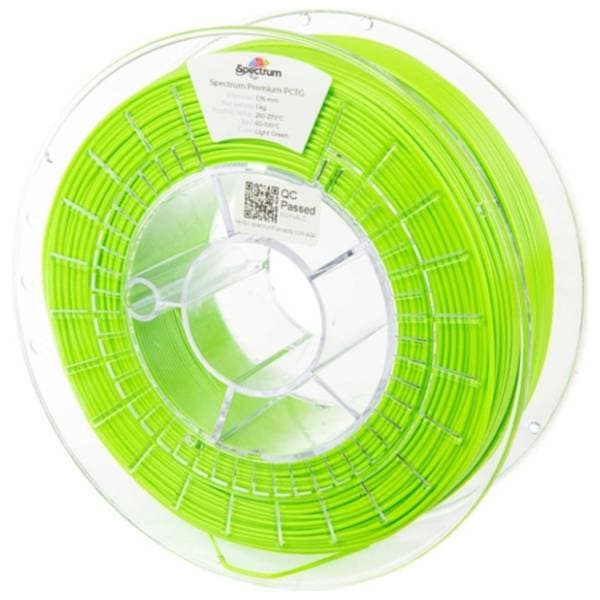 SPECTRUM Premium PCTG 1kg Light Green 1,75mm 3D filament 0