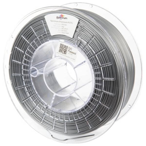 SPECTRUM Premium PCTG 1kg Silver Steel 1,75mm 3D filament 0