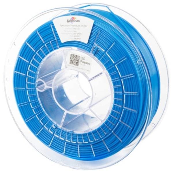 SPECTRUM Premium PCTG 1kg Sky Blue 1,75mm 3D filament 0