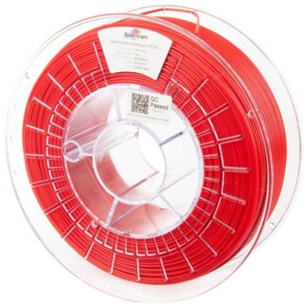 SPECTRUM Premium PCTG 1kg Traffic Red 1,75mm 3D filament 0