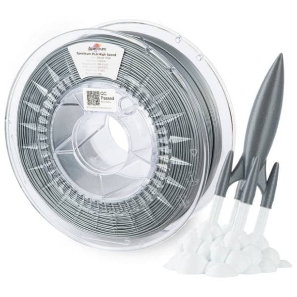 SPECTRUM Premium PLA 1kg High Speed Silver Star 1,75mm 3D filament 0