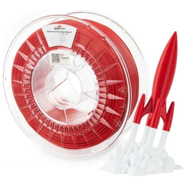 SPECTRUM Premium PLA 1kg High Speed Traffic Red 1,75mm 3D filament 0
