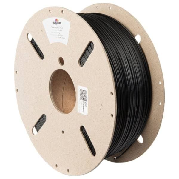 SPECTRUM r-PLA 2kg Traffic Black 1,75mm 3D filament 0