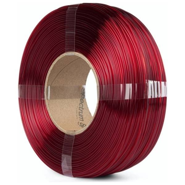 SPECTRUM ReFill PET-G Premium 1kg Transparent Red 1,75mm 3D filament 0