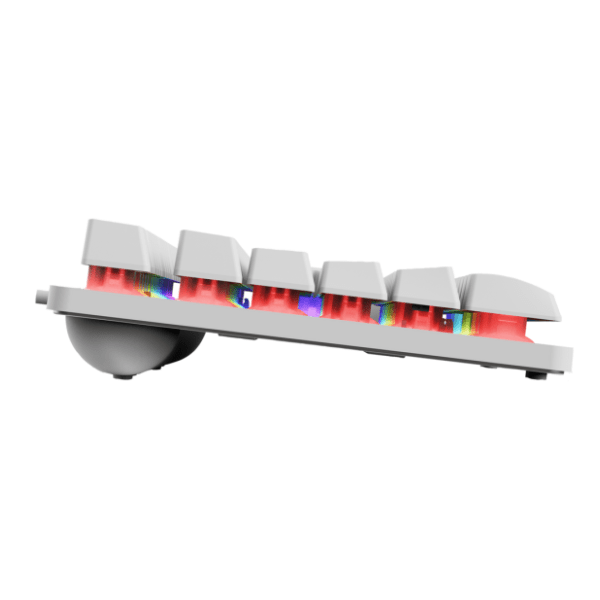 TRUST tastatura GXT 833 Thado RGB bela 2