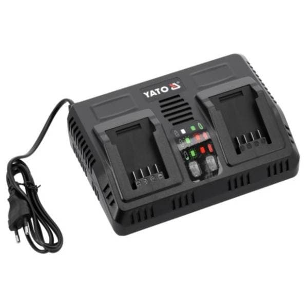 YATO YT-828501 18V pametni dvostruki punjač baterija 1