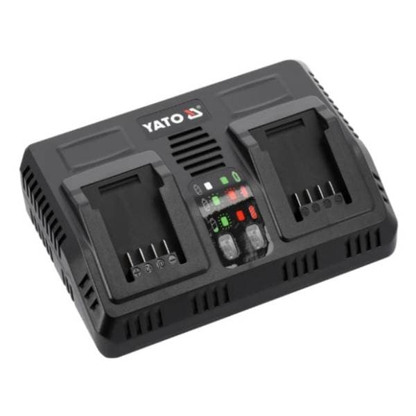 YATO YT-828501 18V pametni dvostruki punjač baterija 0