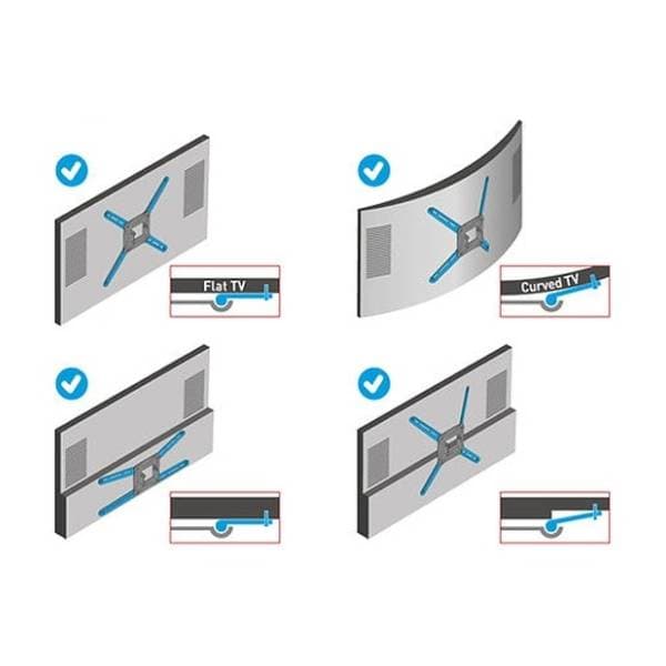 Zidni nosač za TV BARKAN LCD BM300R do 65'' 4