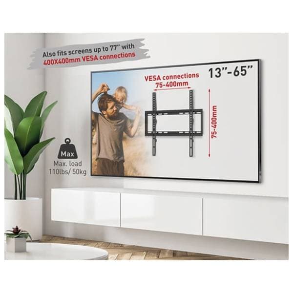 Zidni nosač za TV BARKAN E307.B 13-65 inča 1