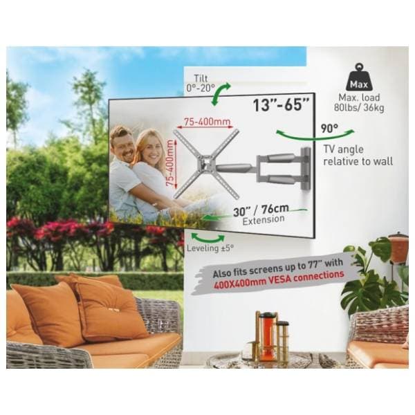 Zidni nosač za TV BARKAN LCD BM343XLOD do 65'' 5