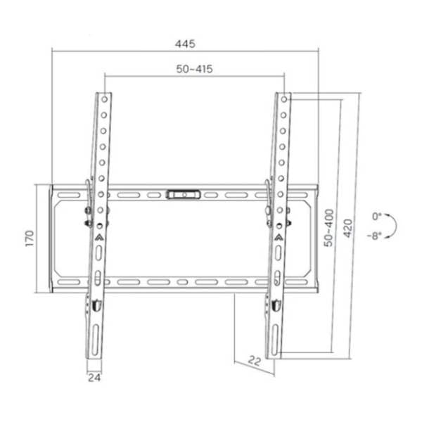 Zidni nosač za TV XSTAND Tilt 32'' - 75'' 2