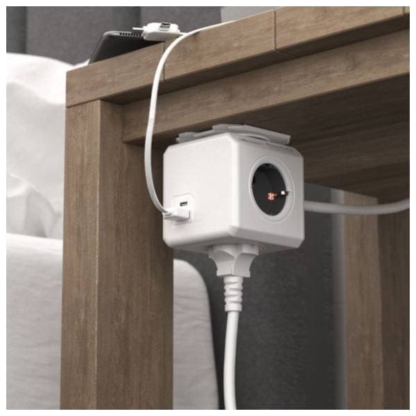 ALLOCACOC produžni kabl PowerCube 4xSchuko + 2xUSB A+C 2