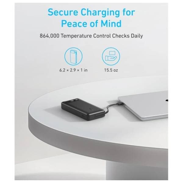 ANKER 20000mAh 87W crni power bank 5