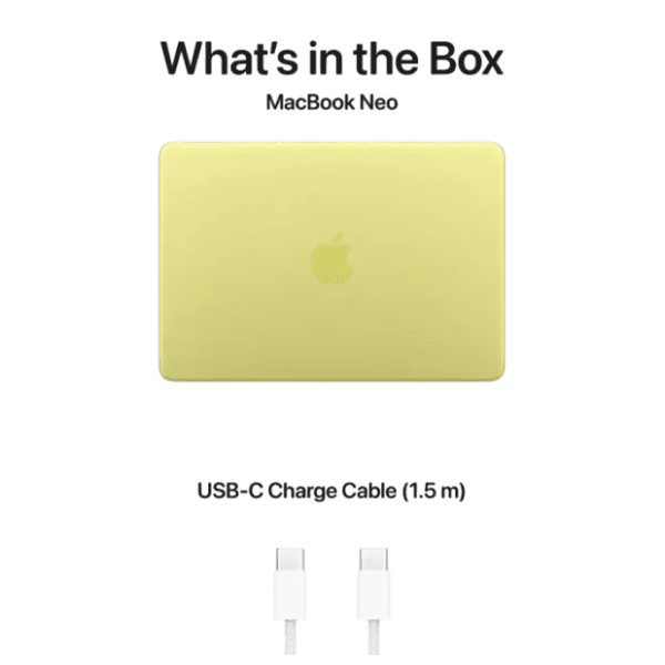 APPLE laptop MacBook Neo 13 A18 Pro 8/256GB Citrus (MHFD4) 3
