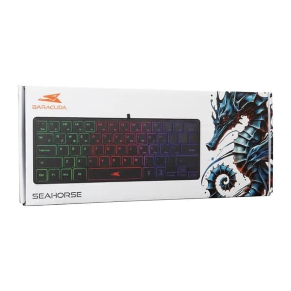 BARACUDA tastatura Seahorse Black US 5