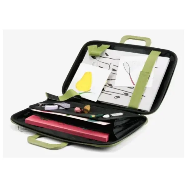 BOMBATA torba za laptop Intrecciato 15.6''/16'' Mint 1
