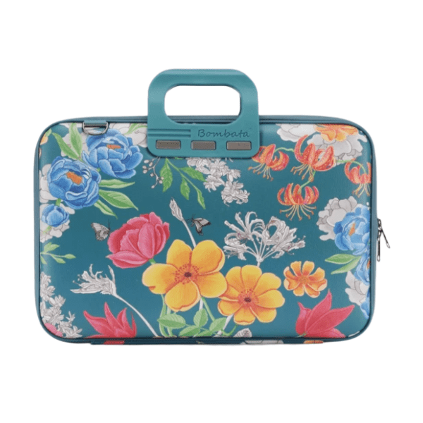 BOMBATA torba za laptop Peonia 13''/14'' Teal Blue 0