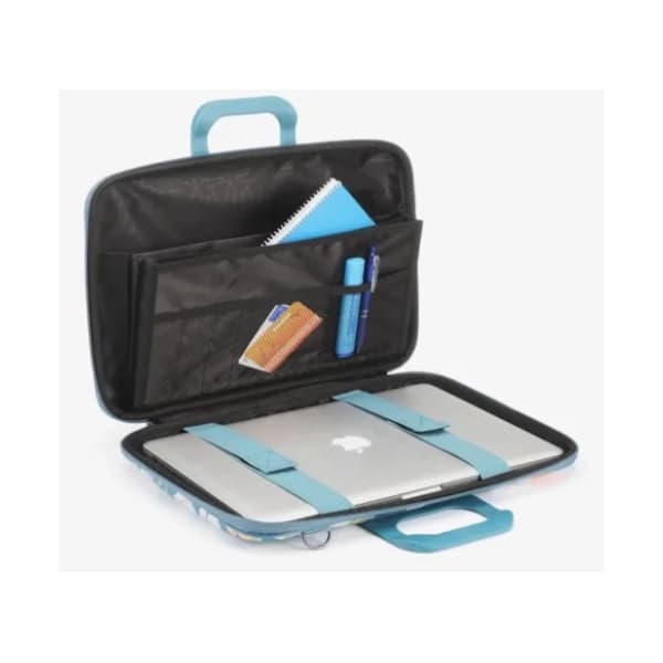 BOMBATA torba za laptop Peonia 13''/14'' Teal Blue 1
