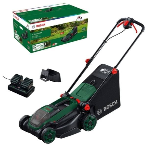 BOSCH ROTAK 18V2-38; 2x4,0Ah 18V 06008B9M00 aku kosilica 0