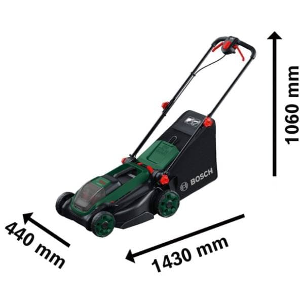BOSCH ROTAK 18V2-38; 2x4,0Ah 18V 06008B9M00 aku kosilica 2