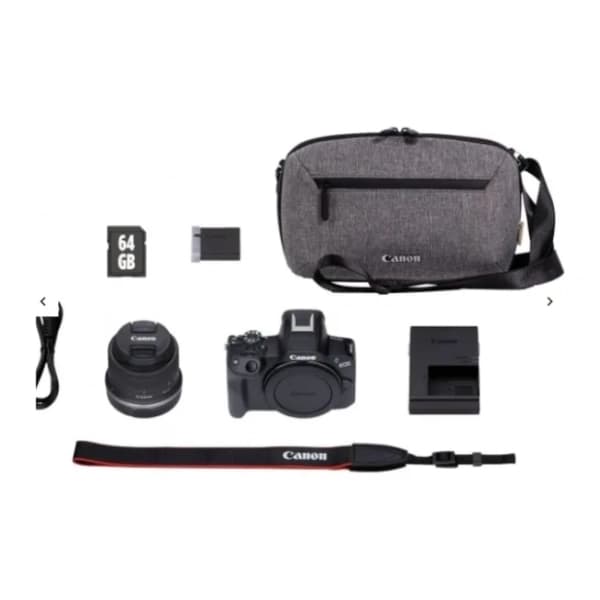 CANON EOS R50 + 15-45mm BK Travel Kit fotoaparat 1