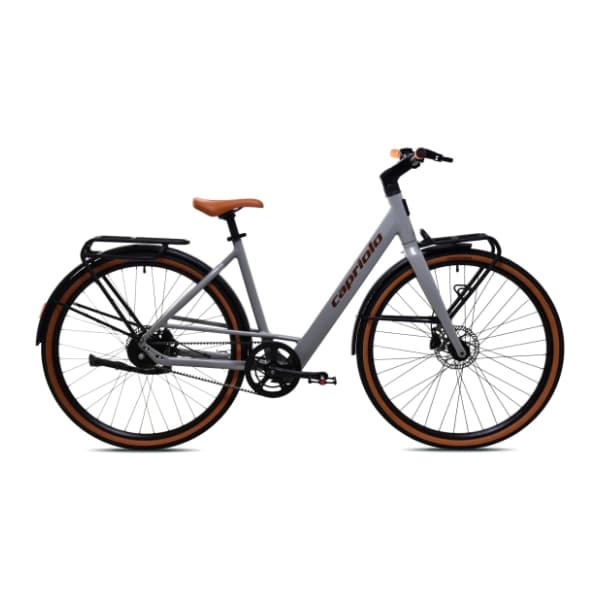 CAPRIOLO E-bike Belt Drive 28" sivo-bež električni bicikl 0