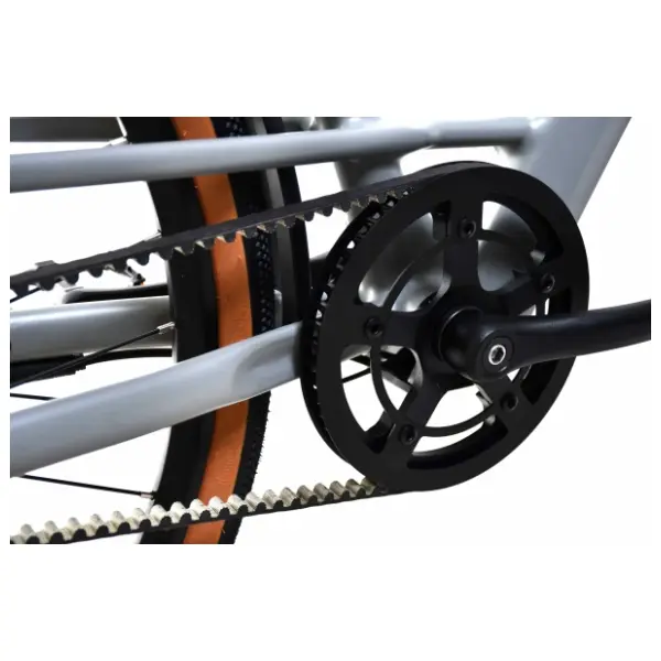 CAPRIOLO E-bike Belt Drive 28" sivo-bež električni bicikl 4