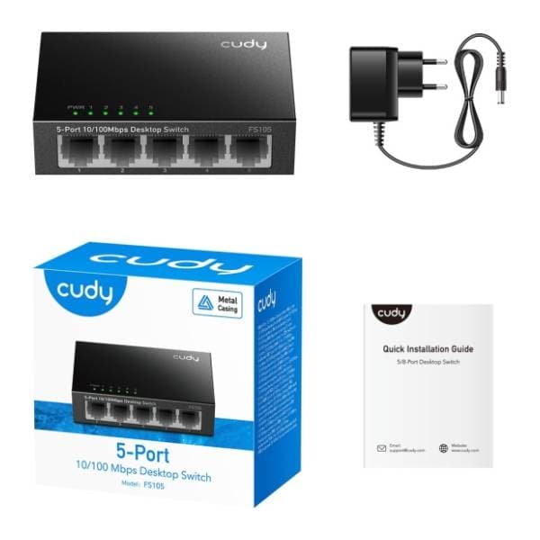CUDY FS105 5-port switch 2